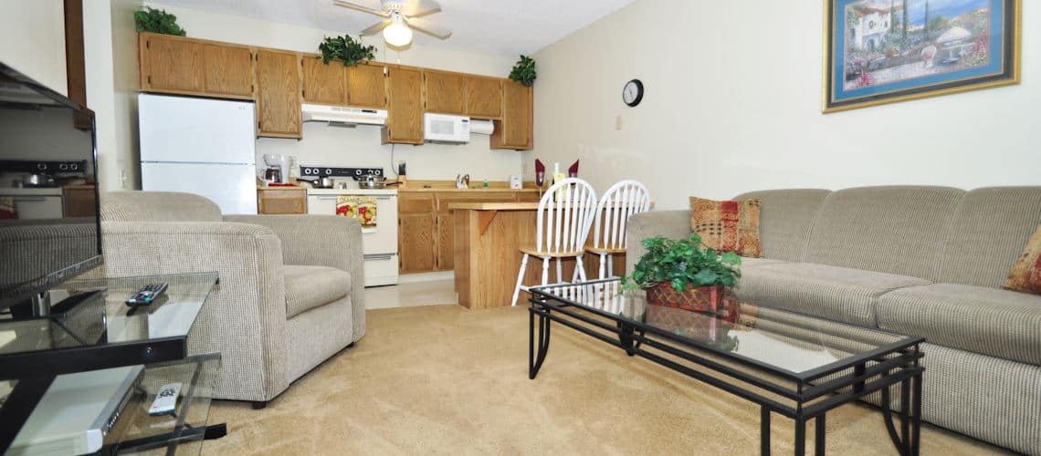 One Bedroom Furnished Apartments with Utilities Included 